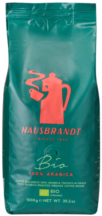 Кофе в зернах  ХАУСБРАНДТ HAUSBRANDT BIO ARABICA  БИО Арабика 1кг