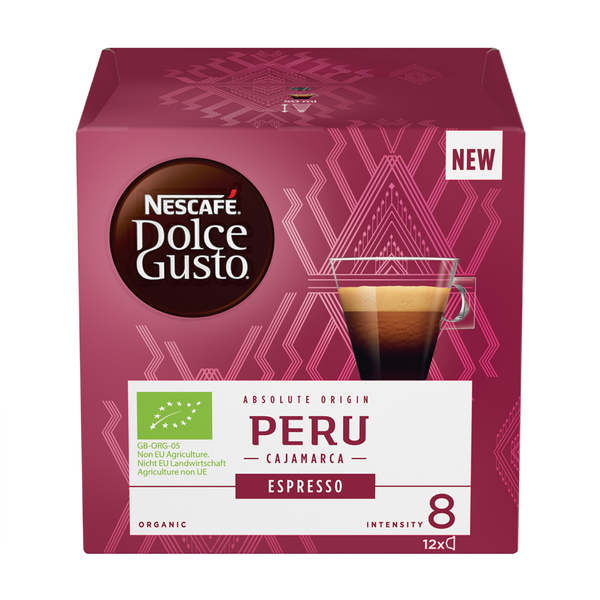 Кофе в капсулах Nescafe Dolce Gusto ЭСПРЕССО PERU CAJAMARCA 12шт*7г