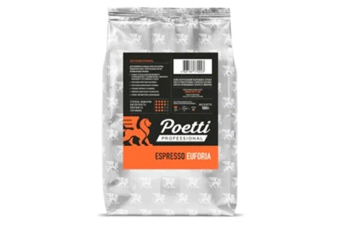 Кофе в зернах Poetti Espresso Euforia 1 кг
