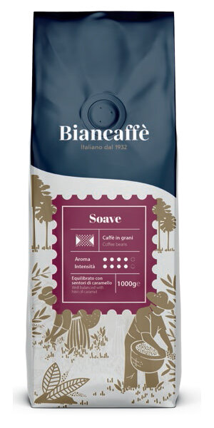 Кофе в зернах Biancaffe Grani Soave Бьянкафе Соов 1000гр