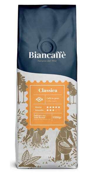 Кофе в зернах Biancaffe Grani Classica Бьянкафе Классика 1000 гр