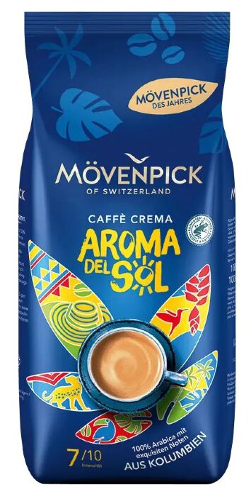 Кофе в зернах Movenpick des Jahres Aroma del SOL 1000 г